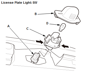 Honda HR-V - Inner Taillight Removal and Installation - Exterior Lighting