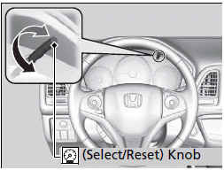 Operating the Switches Around the Steering Wheel