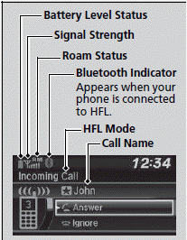 Bluetooth HandsFreeLink